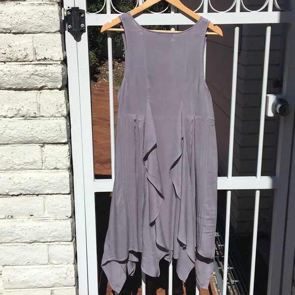 Portmans Grey Frilled Tunic Size 14 - Picture 6 of 14